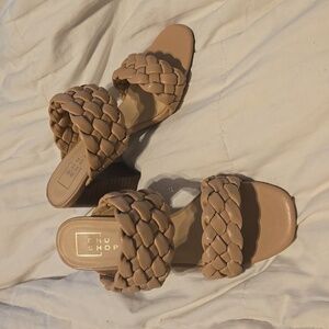 Shu Shop Beige Heels